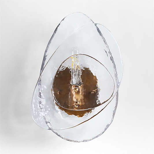 Darya Layered Glass Wall Sconce Light