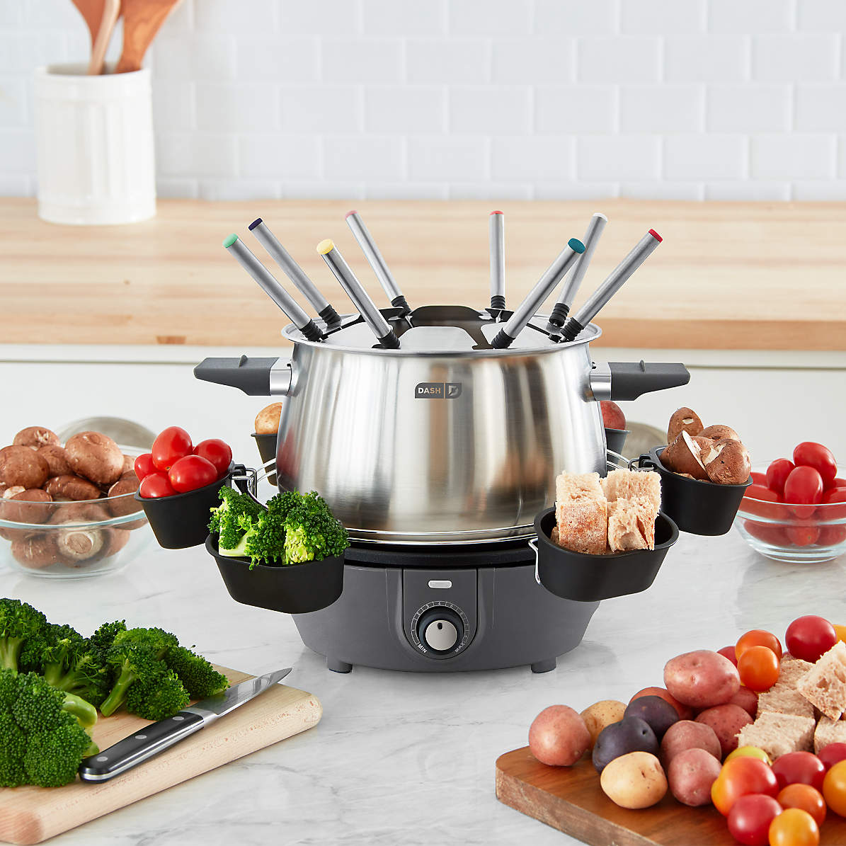 Electric Fondue Maker Deluxe Set w … curated on LTK