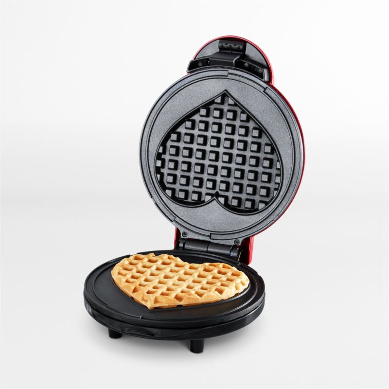 Dash Express Heart Waffle Maker + Reviews Crate & Barrel