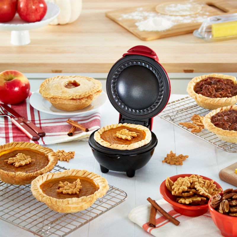 Dash Red Mini Pie Maker Crate & Barrel