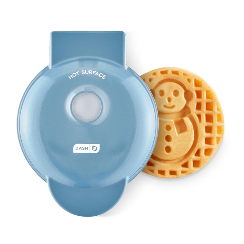 Dash ® Snowman Mini Waffle Maker with Ceramic Non-Stick Plates - image 5 of 8