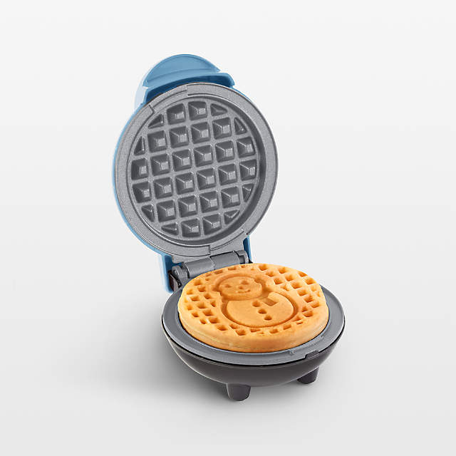Dash Snowman Mini Waffle Maker - Blue