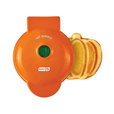 View Dash ® Pumpkin Mini Waffle Maker details