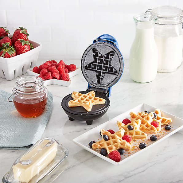 Crate&Barrel Dash ® Graphite Multi Mini Waffle Maker