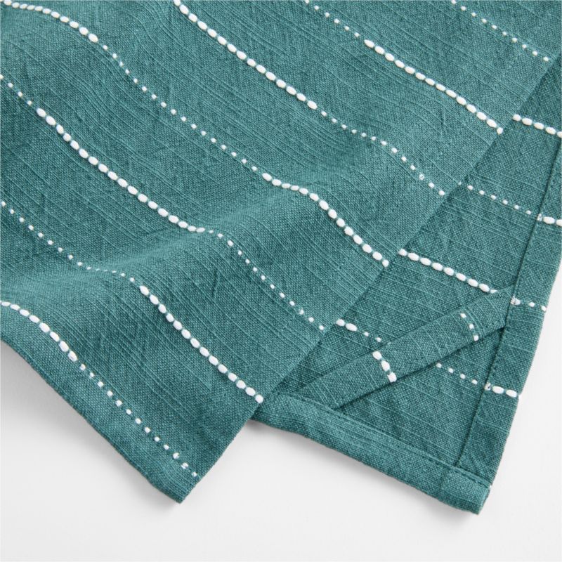 Dash Stripe Pendula Green Organic Cotton Dish Towels, Set of 2 - image 2 of 3