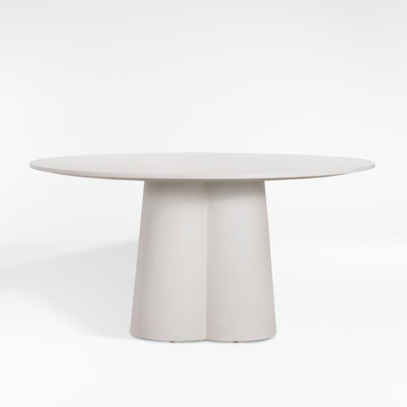 Davenport 60" Round White Dining Table