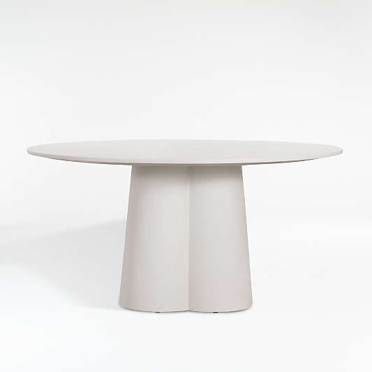 Davenport 60" Round White Dining Table