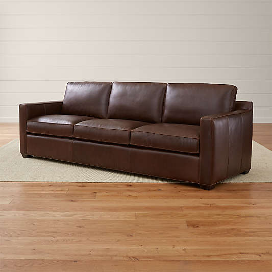 Davis Leather 3-Seat 103" Grande Sofa