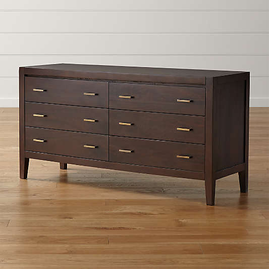 Dawson Clove 6-Drawer Dresser