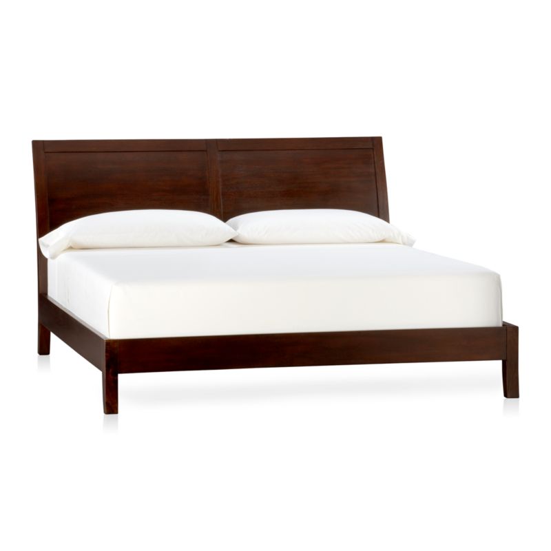 Dawson Dark Brown Wood King Sleigh Bed - image 9 of 11