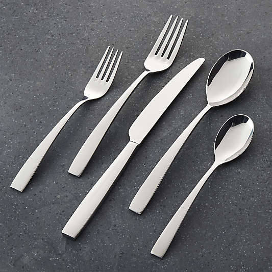 Dawson Mirror 22-Piece Flatware & Serveware Set