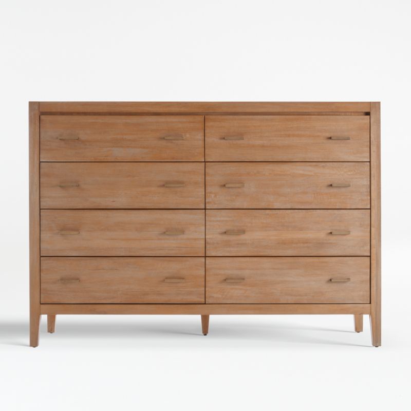 Dawson Light Brown Wood 8-Drawer Dresser - image 0 of 5