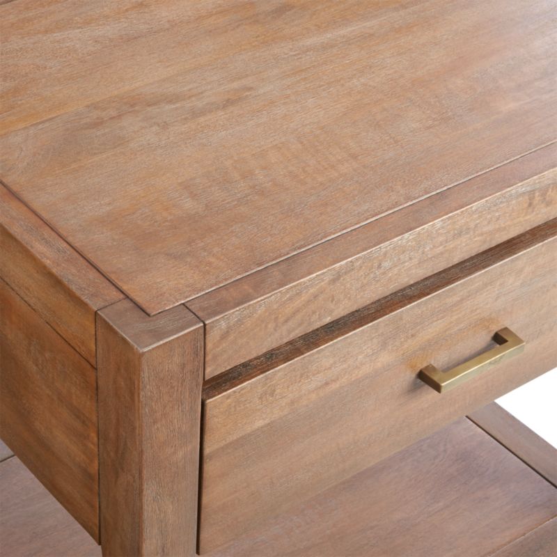 Dawson Light Brown Wood Nightstand - image 9 of 12