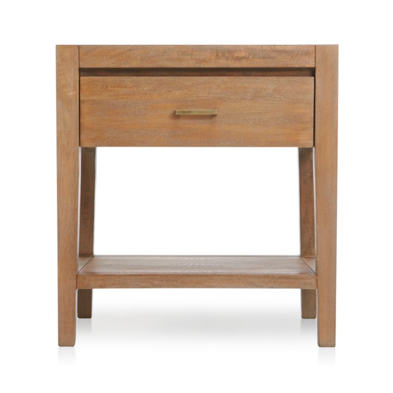 Dawson Light Brown Wood Nightstand - image 6 of 12