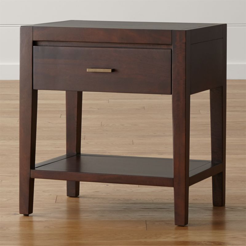 Dawson Dark Brown Wood Nightstand - image 6 of 11