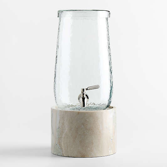 Dax 1.75-Gallon Drink Dispenser with Tuscan Marble Stand