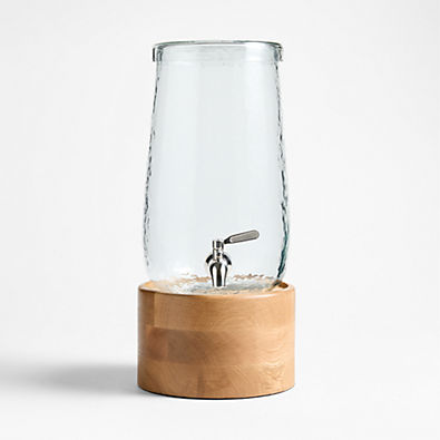 View Dax 1.75-Gallon Drink Dispenser with Oak Madeira Stand Set details