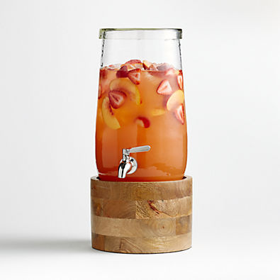 View Dax Drink Dispenser with Brooks Wood Stand details