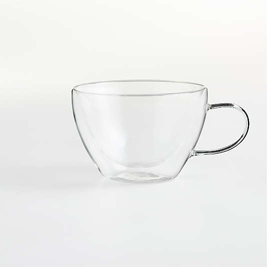 Double Wall 13-oz. Glass Cappuccino Mug