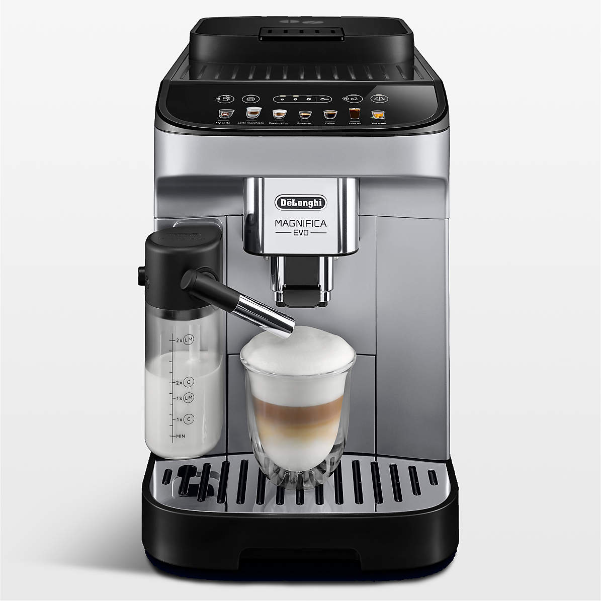 sjaal Verlengen Toegeven De'Longhi Magnifica Evo with LatteCrema Automatic Coffee and Espresso  Machine + Reviews | Crate & Barrel