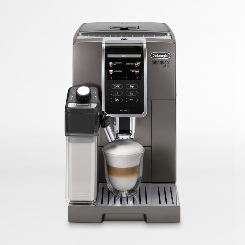 De'Longhi Black Dinamica Espresso Machine with Iced Coffee and Manual Milk  Frother + Reviews