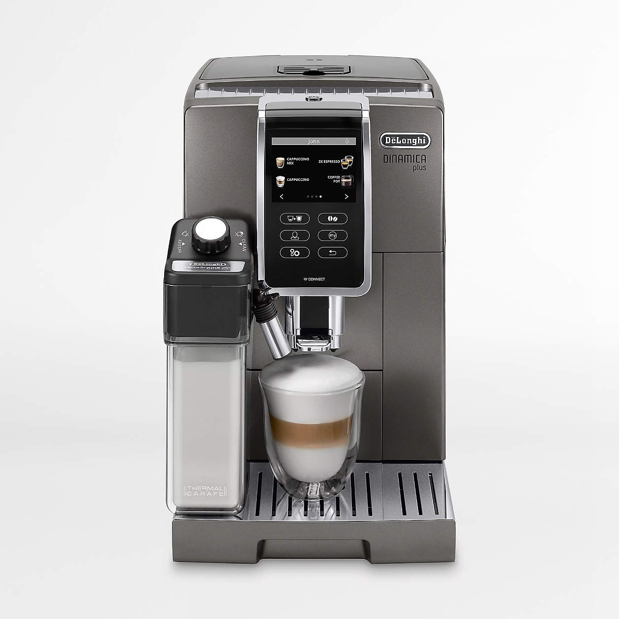 De'Longhi Dinamica Plus Fully Automatic Espresso Machine with Iced