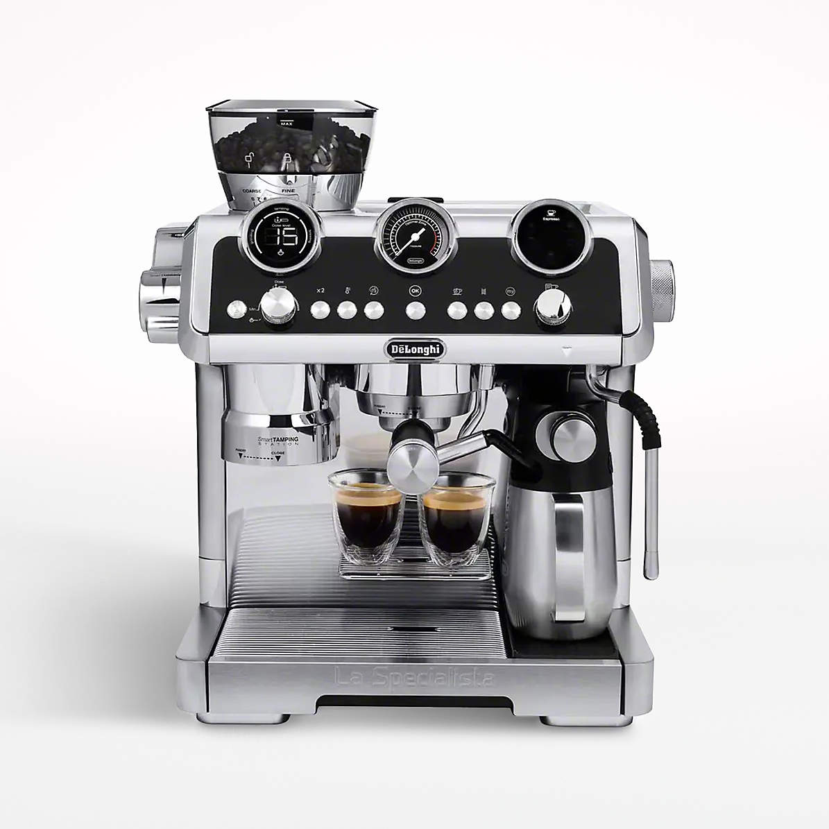 every time check pack De'Longhi La Specialista Maestro Espresso Machine + Reviews | Crate & Barrel
