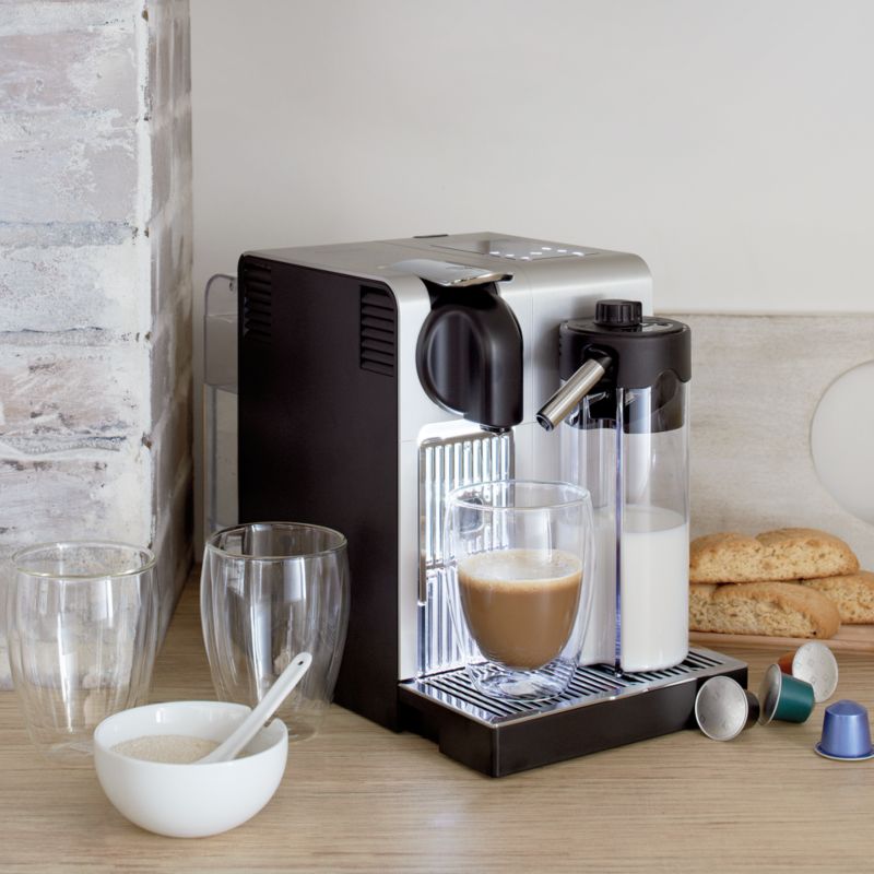 De Longhi Nespresso Lattissima Pro Espresso Maker Reviews Crate Barrel