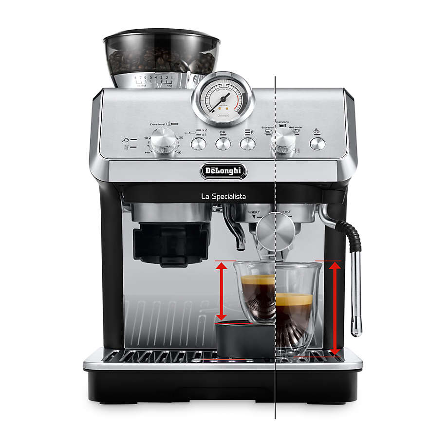 Crate & Barrel De'Longhi Combination Coffee/Espresso Machine