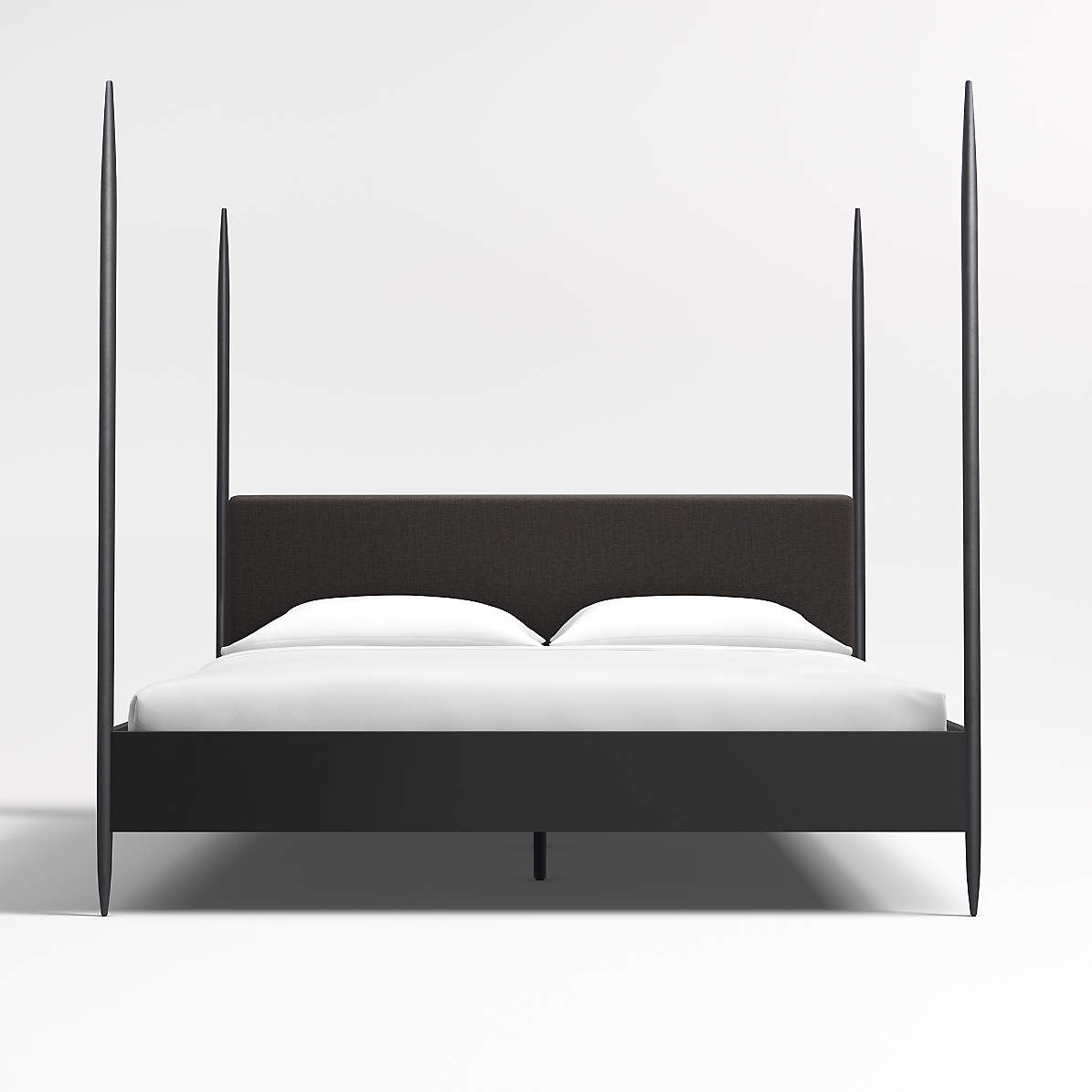 Black poster bed top king