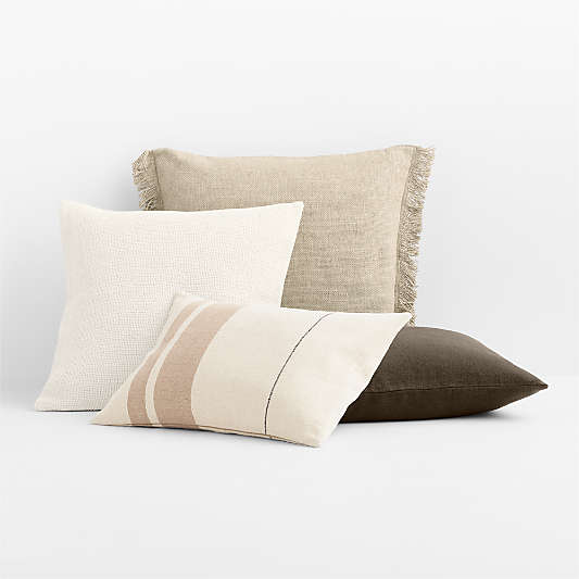 Deep Brown and Flax Taupe