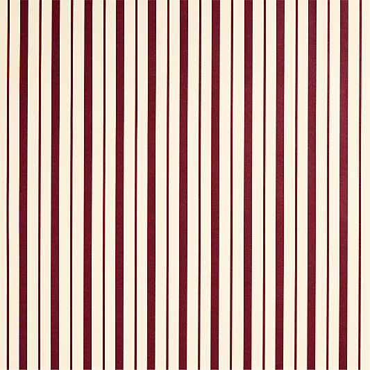 Deep Red Stripe Holiday Gift Wrap
