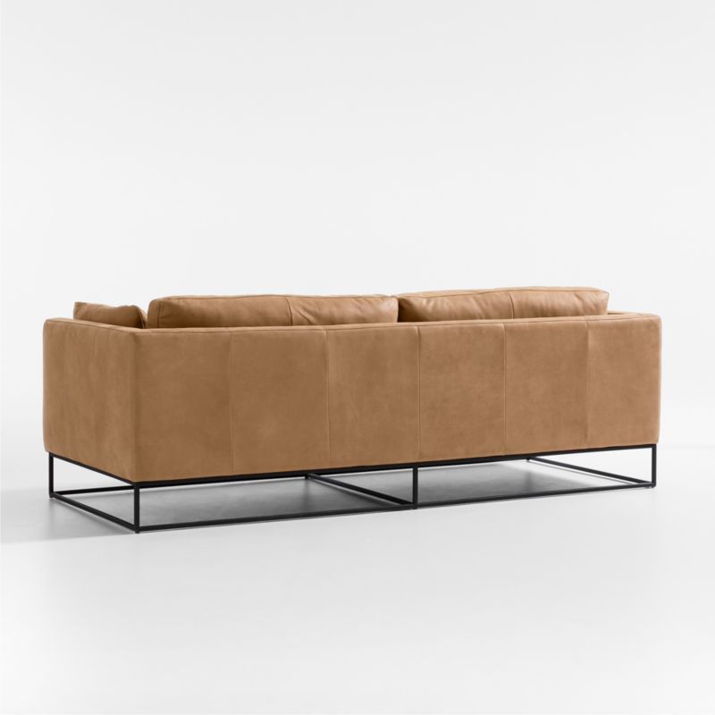 Delancey Leather Sofa 88