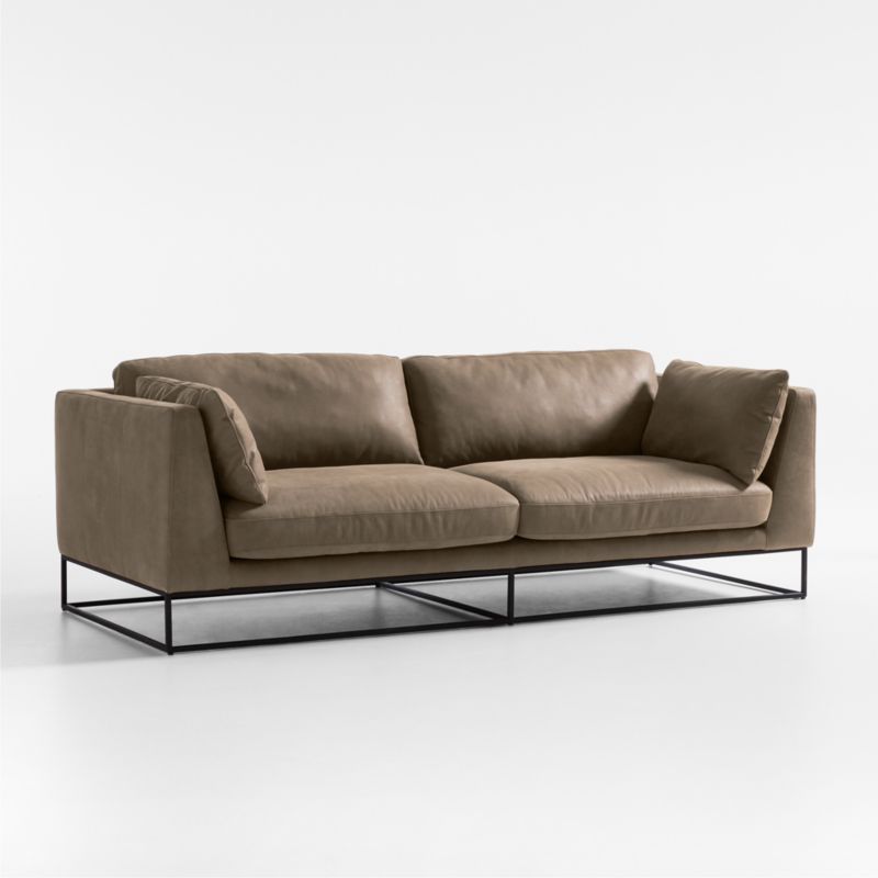 Delancey Leather Sofa 88" - image 7 of 10