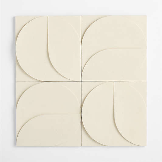 Delancey Teardrop Wall Art Tiles Set of 4