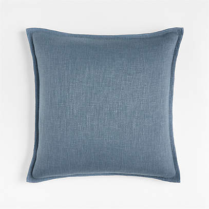 Accent Throw Pillows - Set Of 2 - Brown/Tan/Cream/Light Blue