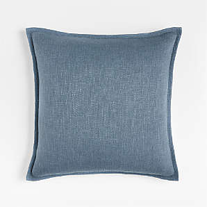 blue couch pillows