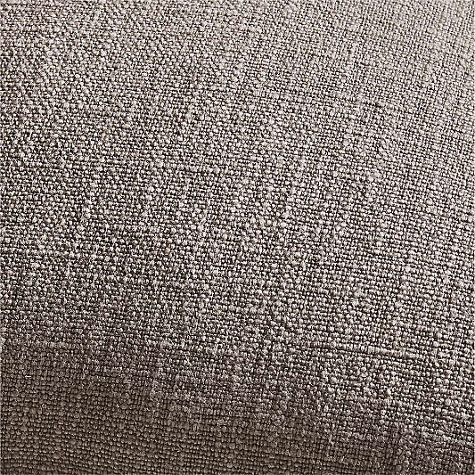 Dark Grey 20"x20" Laundered Linen Throw Pillow