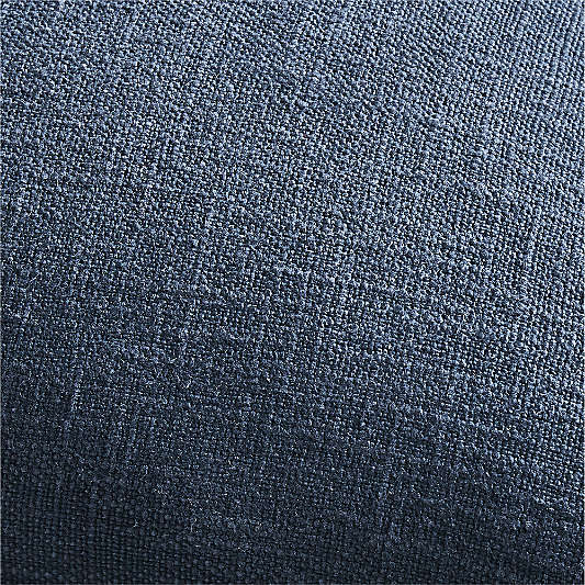 Indigo 20"x20" Organic Laundered Linen Throw Pillow Cover