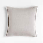 View Pewter 20"x20" Laundered Linen Throw Pillow Cover - image 1 of 8