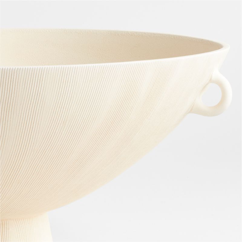 Bol Délicat White Footed Centerpiece Bowl by Athena Calderone - image 16 of 18