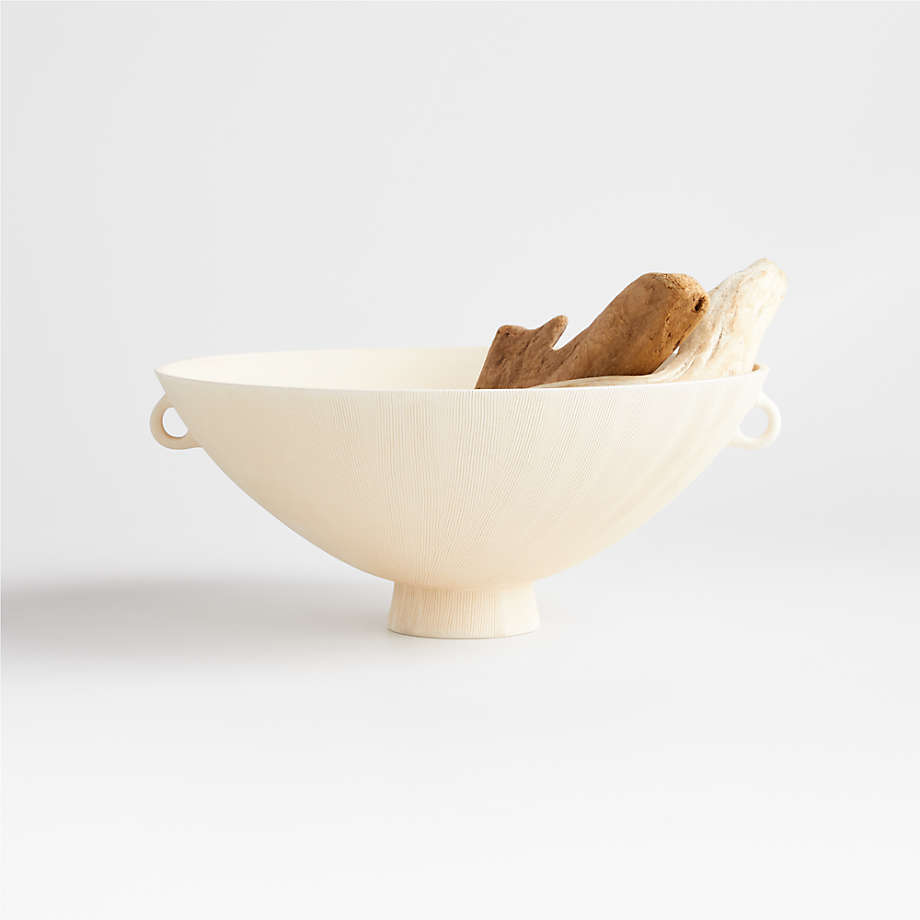 Bol Délicat White Footed Centerpiece Bowl by Athena Calderone