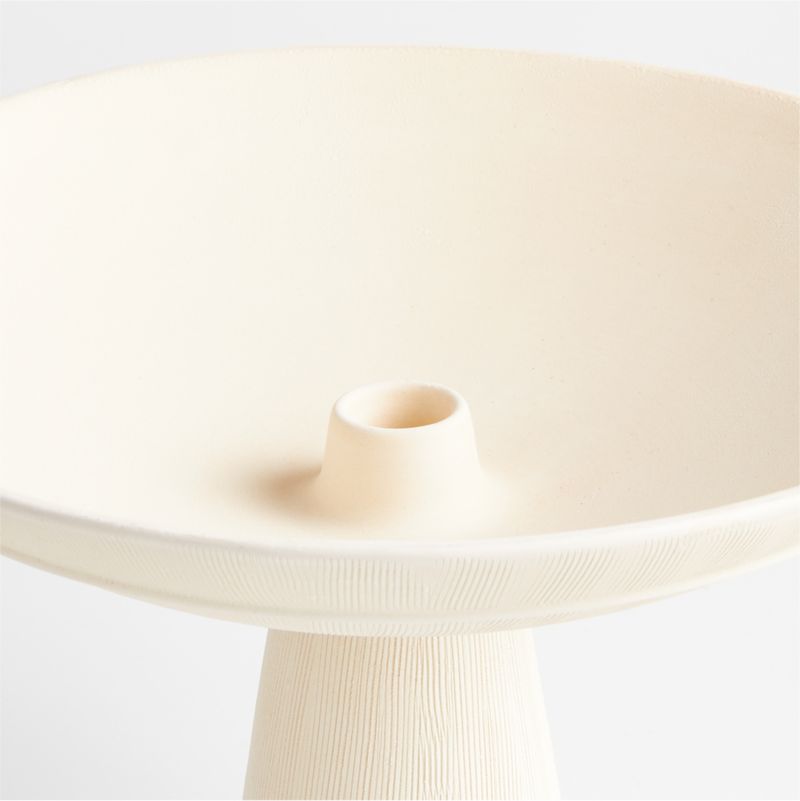 Plat Délicat Tall Pedestal Centerpiece Bowl with Taper Holder by Athena Calderone