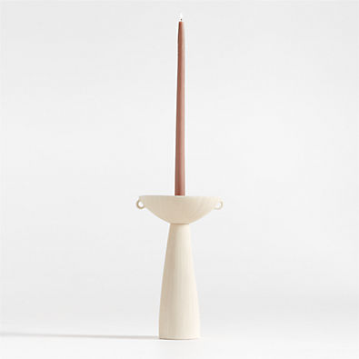 View Grande Délicat Taper Candle Holder by Athena Calderone details
