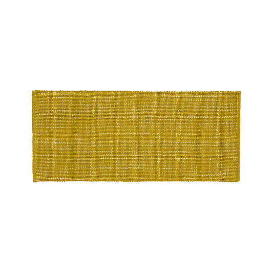 Della Citron Cotton Flat Weave Rug 2.5'x6'