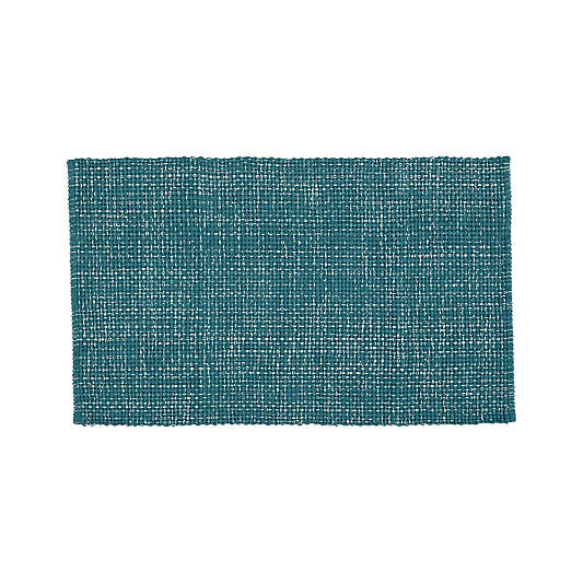 Della Marine Cotton Flat Weave Rug 30"x50"