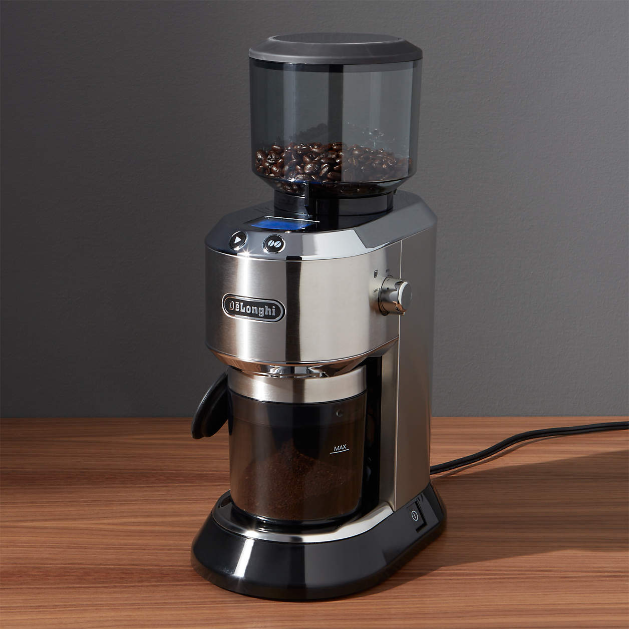 Delonghi Burr Coffee Grinder + Reviews Crate & Barrel