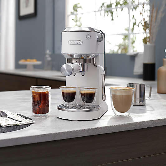 De'Longhi ® Dedica Duo Vanilla White Espresso Machine