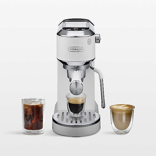 De'Longhi ® Dedica Duo Vanilla White Espresso Machine
