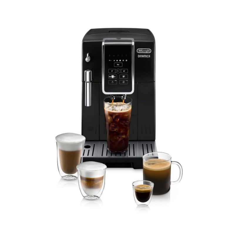 De'Longhi ® Black Dinamica Espresso Machine with Iced Coffee and Manual Milk Frother - image 8 of 7